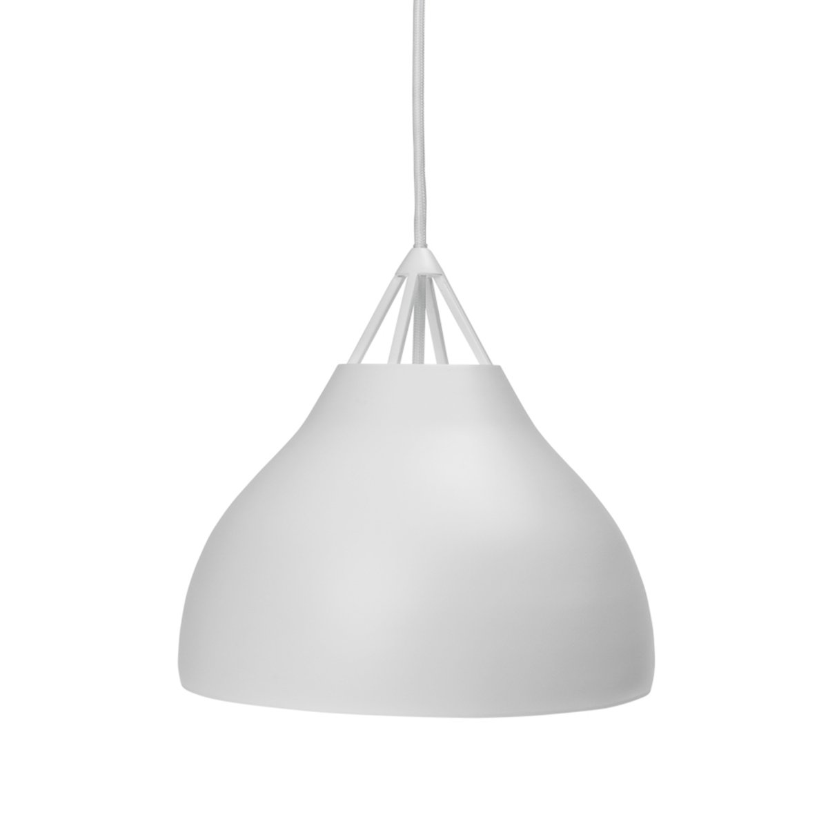 Pyra Ø23 Hvid loftslampe Fra Dyberg Larsen - Pyra er designet af Frank Kerdil for Dyberg Larsen, og er en lampe, der bringer lyskvalitet og stil ind i dit hjem.
