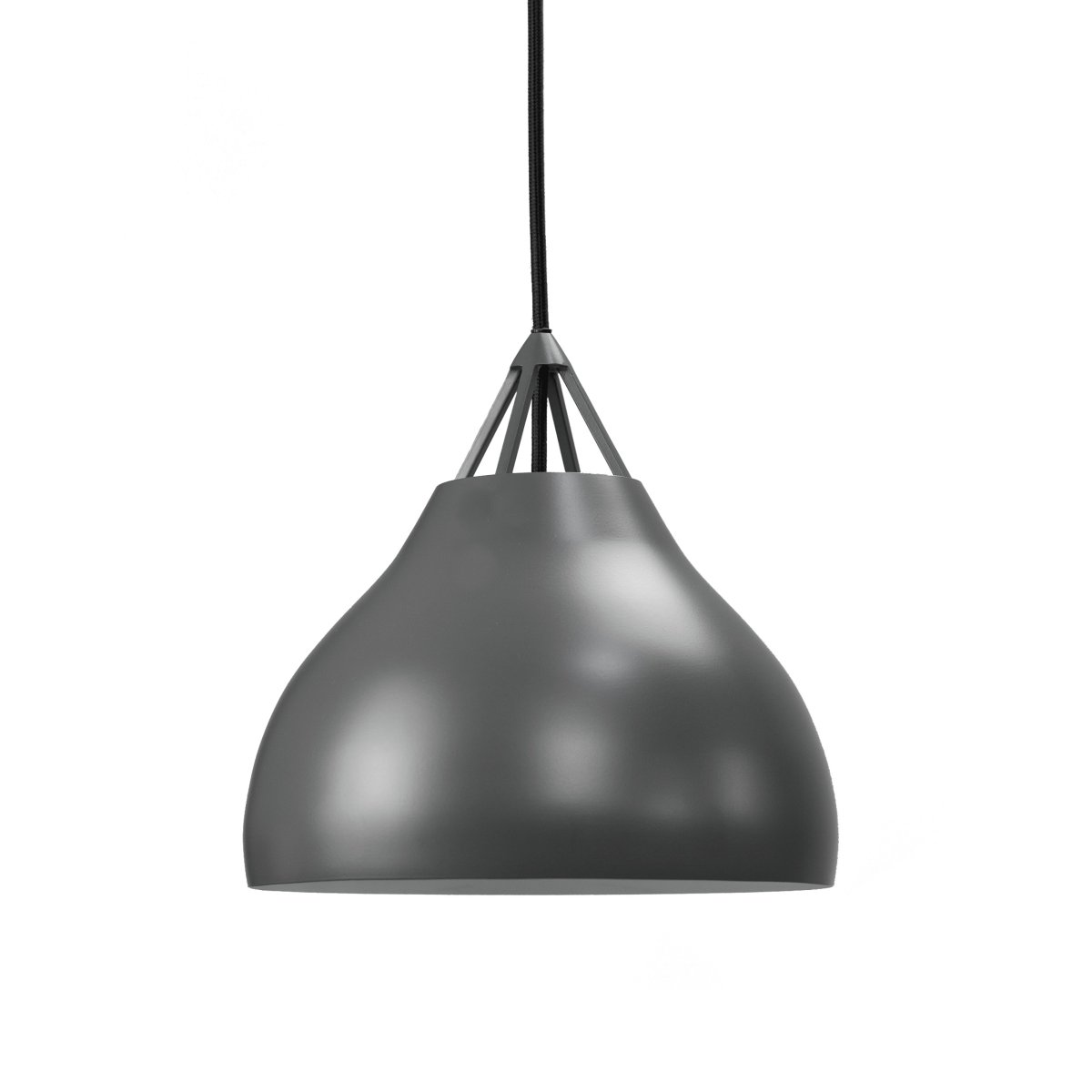 Pyra Ø23 Grå loftslampe Fra Dyberg Larsen - Pyra er designet af Frank Kerdil for Dyberg Larsen, og er en lampe, der bringer lyskvalitet og stil ind i dit hjem.