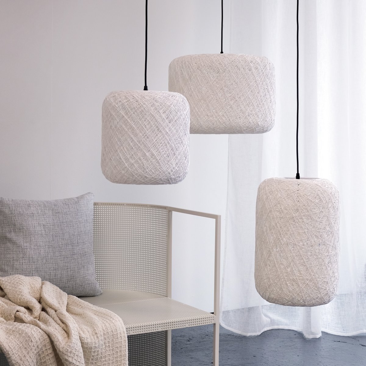 Spin Ø30 Hvid loftslampe Fra Dyberg Larsen - 