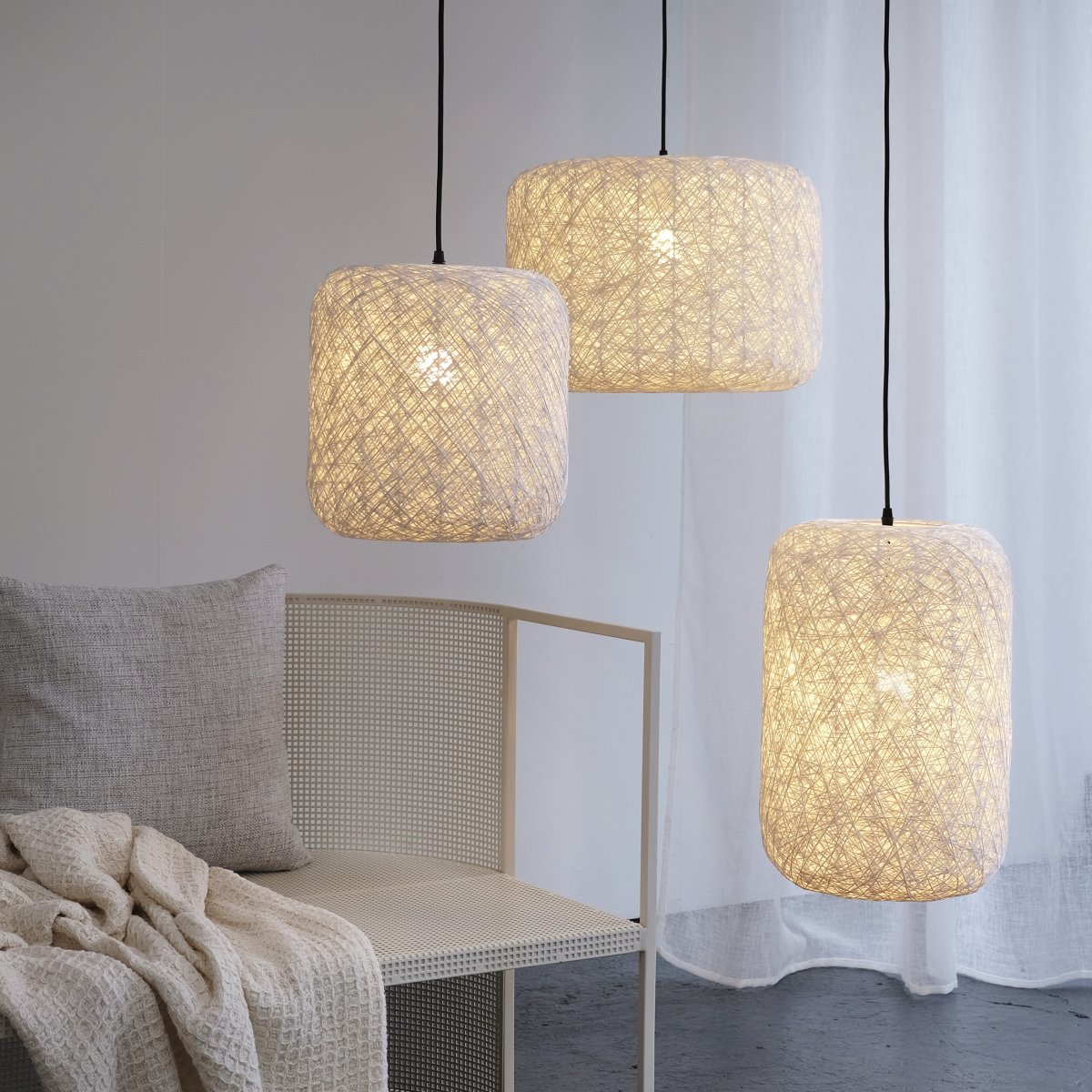 Spin Ø30 Hvid loftslampe Fra Dyberg Larsen - 