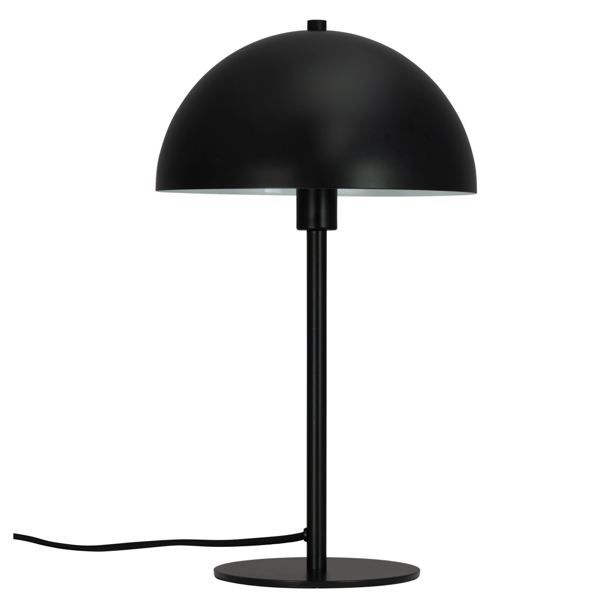 Stockholm 43cm Sort bordlampe Fra Dyberg Larsen - Med sit tidl&oslash;se og diskrete look passer Stockholm-lampen ind i alle indretningsstile og bliver en trendy tilf&oslash;jelse til dit hjem.
