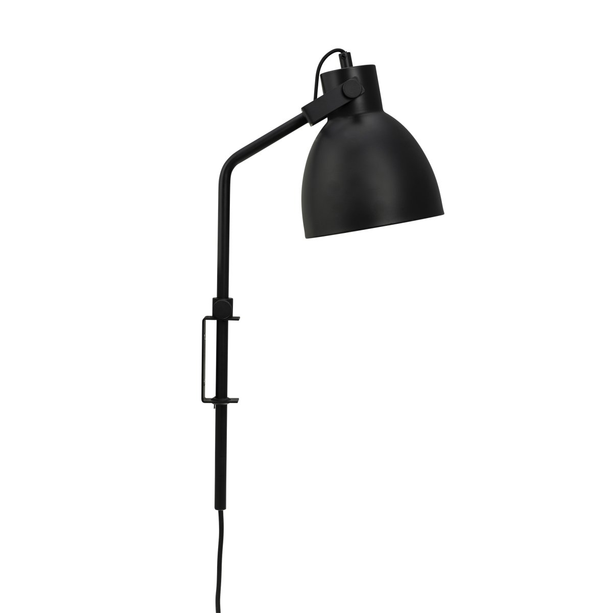 Coast 48cm Sort væglampe Fra Dyberg Larsen - Coast er let at samle med et enkelt beslag og passer b&aring;de i moderne lejligheder og klassiske huse.