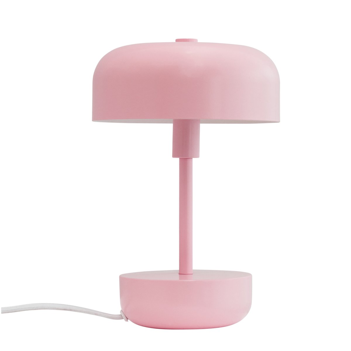 Haipot 25cm Lyserød bordlampe Fra Dyberg Larsen - Haipot-serien fås i både stilfulde og livlige nuancer, hvilket giver en iøjnefaldende oplevelse og et moderne rumtema.