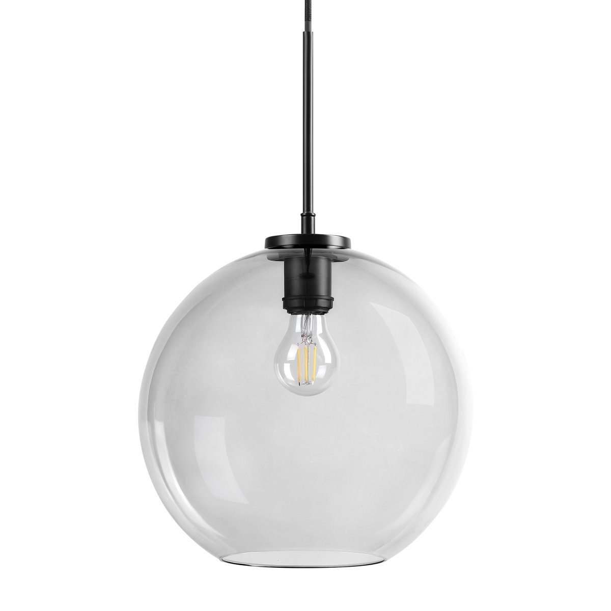 Loop Ø30 Sort loftslampe Fra Dyberg Larsen - Loop pendel er en elegant og stilfuld loftslampe, der tilf&oslash;jer en dejlig atmosf&aelig;re til hjemmet.