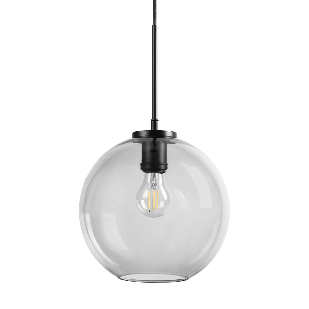 Loop Ø25 Sort loftslampe Fra Dyberg Larsen - Loop pendel er en elegant og stilfuld loftslampe, der tilføjer en dejlig atmosfære til hjemmet.