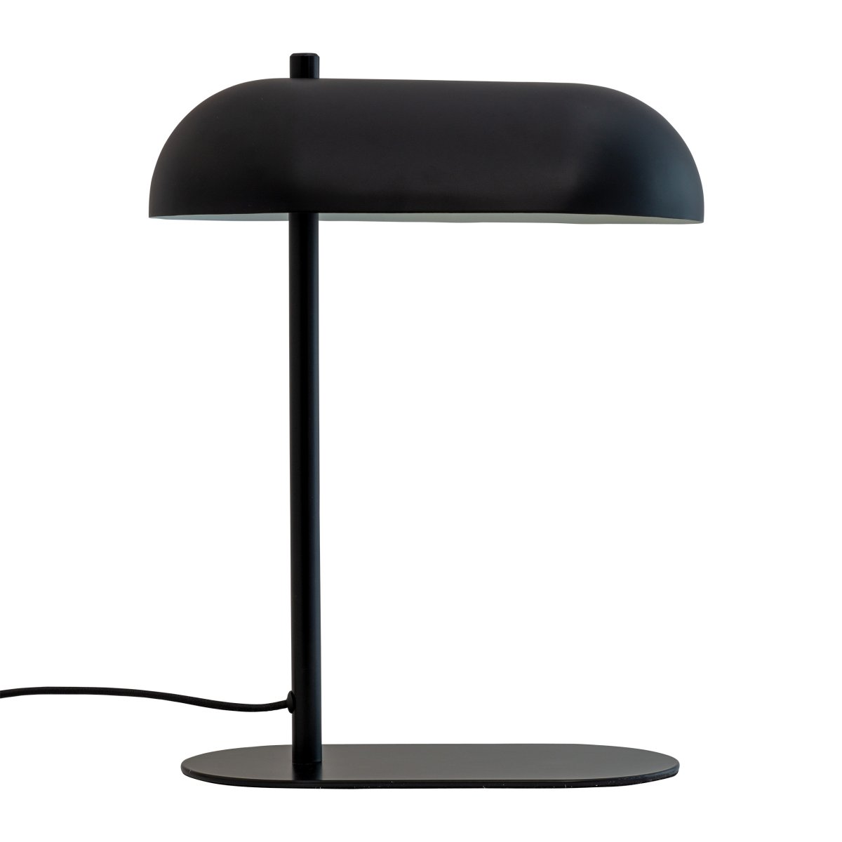 Arch 36cm Mat sort bordlampe Fra Dyberg Larsen - Det unikke design er skabt af den danske designer Sabine Stougaard og emmer af både håndværk og dansk designtalent.