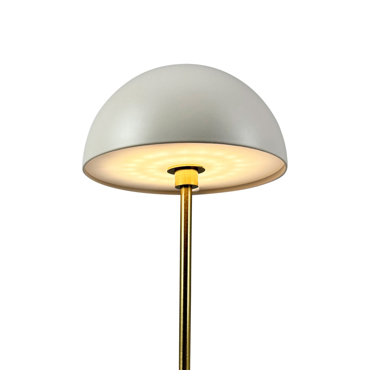 Along Sæt 20cm Beige bærbar Fra Dyberg Larsen - Langs minibordlamper med indbygget LED og touch-teknologi kombinerer tidløst design og harmoni.