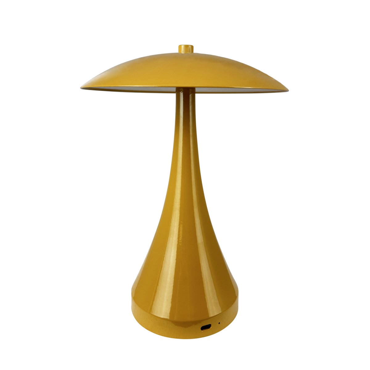 Vienna 28cm Karry bærbar Fra Dyberg Larsen - Den genopladelige lampe giver dig frihed til at placere den hvor som helst uden at bekymre dig om kabler.