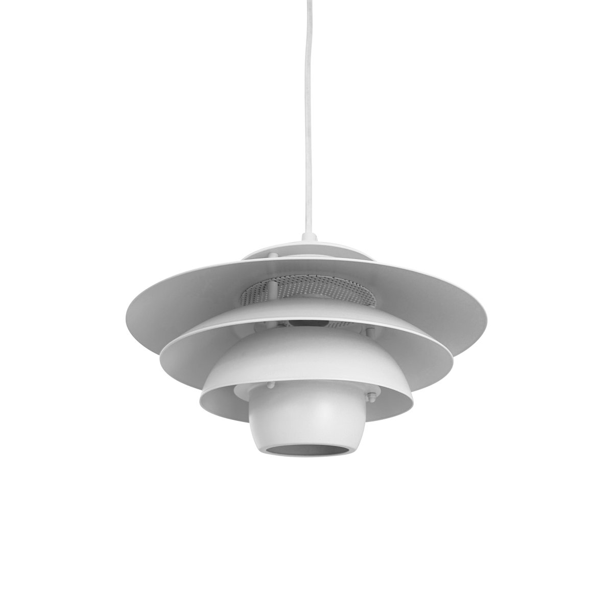Ejka Ø30 Hvid loftslampe Fra Dyberg Larsen - Uppt&auml;ck Ejka Mini Pendel, en dansk designet lampe med en nutidig stil, der passer perfekt ind i det nordiske hjem.