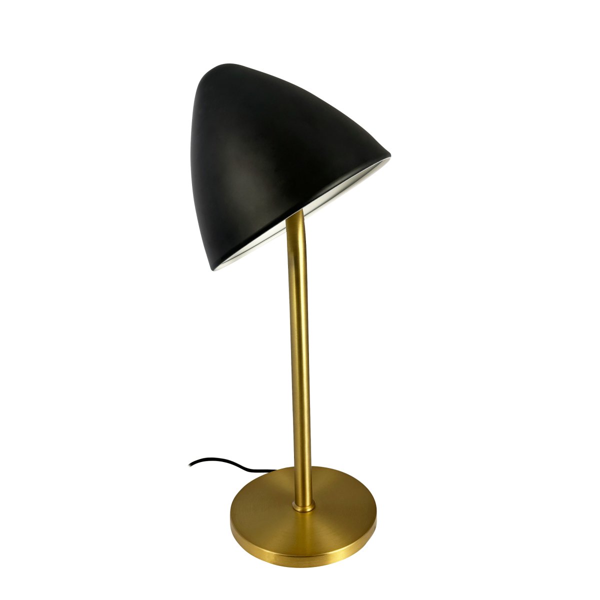 Oulu 47cm Sort bordlampe Fra Dyberg Larsen - Med sit stilfulde design og kvalitetsmaterialer bliver Oulu en iøjnefaldende detalje, der tilføjer elegance og atmosfære til din boligindretning.