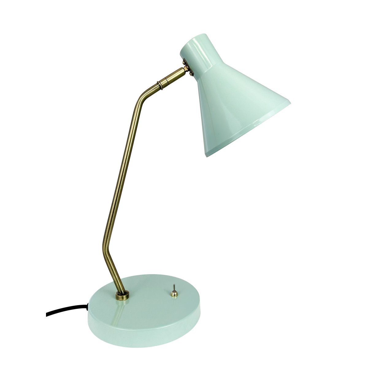 Sleep 43cm Skinnende mynte skrivebordslampe Fra Dyberg Larsen - Sleep bordlampe er en moderne og farverig belysningsl&oslash;sning til dit hjem.
