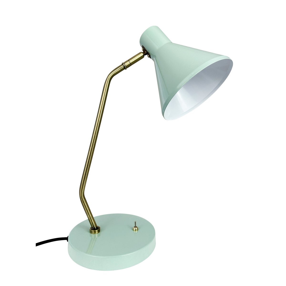 Sleep 43cm Skinnende mynte skrivebordslampe Fra Dyberg Larsen - Sleep bordlampe er en moderne og farverig belysningsl&oslash;sning til dit hjem.