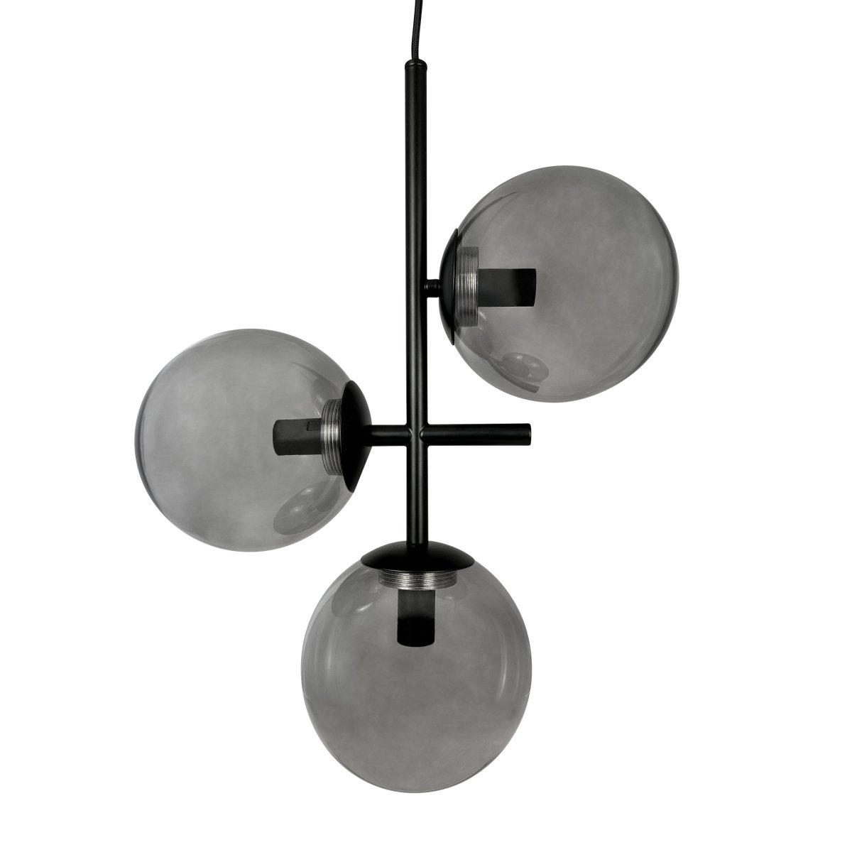Como Ø30 Sort loftslampe Fra Dyberg Larsen - Como loftspendel er en imponerende lampe, der skiller sig ud i alle interiører med sit stærke, moderne formsprog.