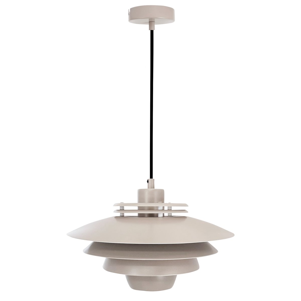 Ejka Ø30 Beige loftslampe Fra Dyberg Larsen - Uppt&auml;ck Ejka Mini Pendel, en dansk designet lampe med en nutidig stil, der passer perfekt ind i det nordiske hjem.