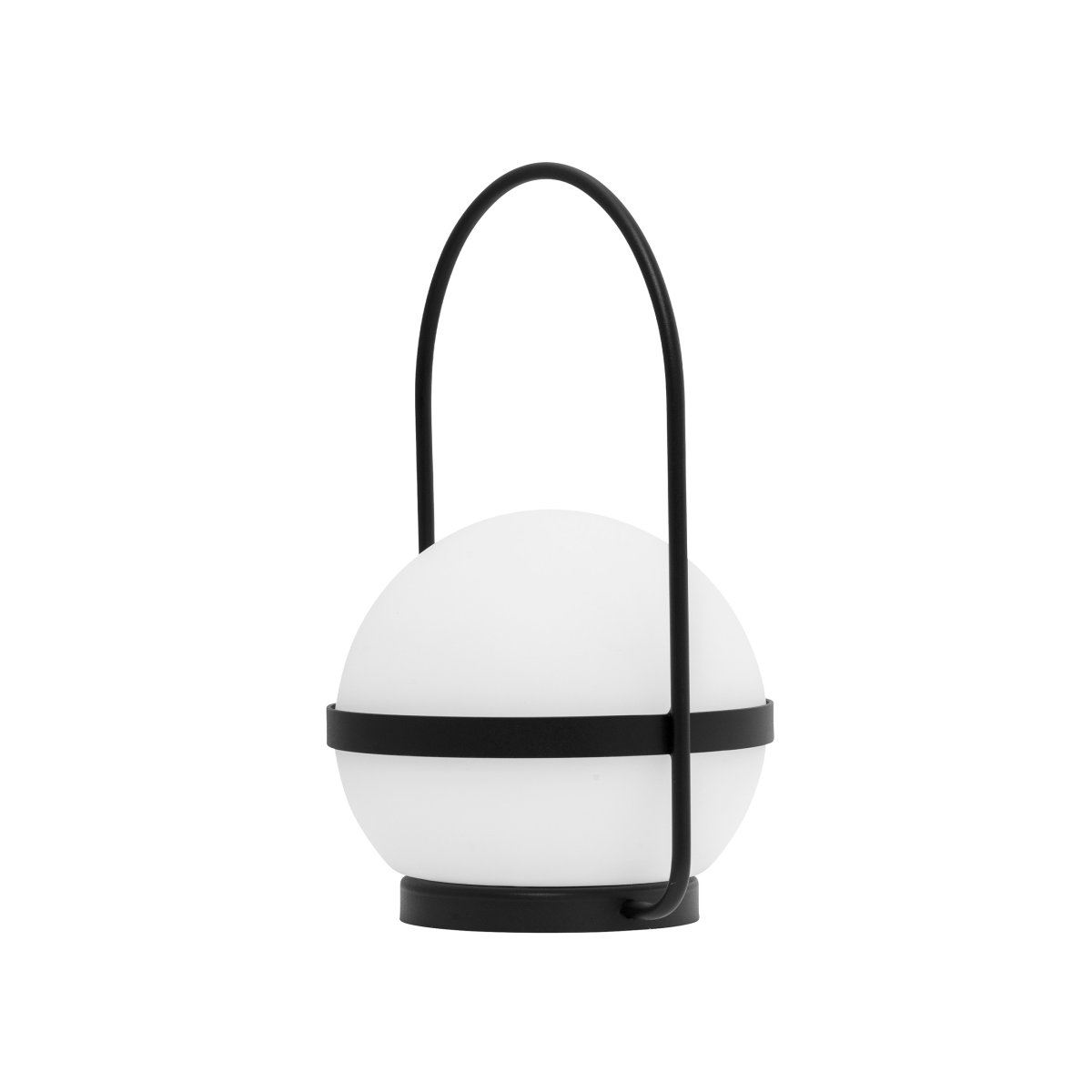 Summer 25cm Sort bærbar Fra Dyberg Larsen - Buzzer er en genopladelig LED-lampe, der kan oplades både via solpanel og USB, hvilket giver dig lys, når du har brug for det.