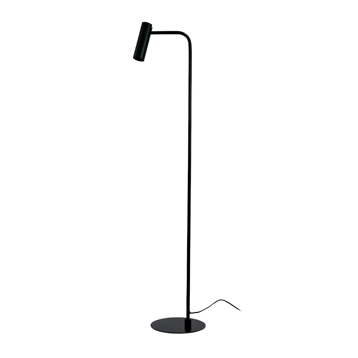 Skagerrak Sort gulvlampe Fra Dyberg Larsen - Den er lavet af robust metal med en sort finish, som giver et raffineret og dog diskret indtryk.