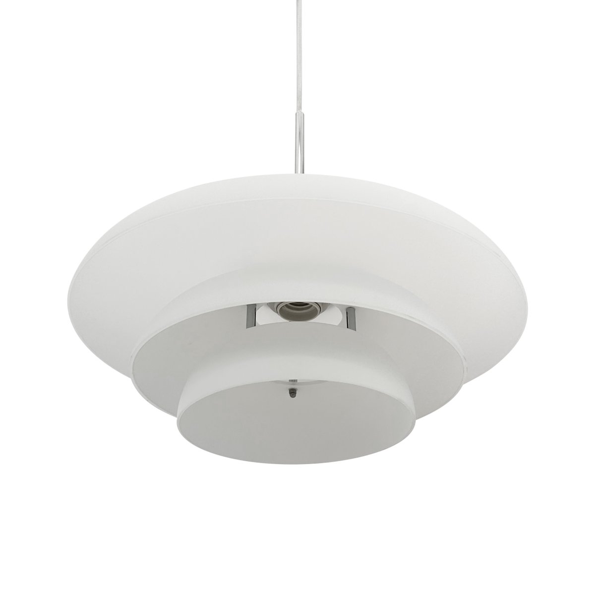 Ava Ø40 Opal loftslampe Fra Dyberg Larsen - Giv dit hjem et stilfuldt præg med den smukke Ava loftpendel fra Dyberg Larsen, en lampe med dansk design, der kombinerer enkelhed og elegance.