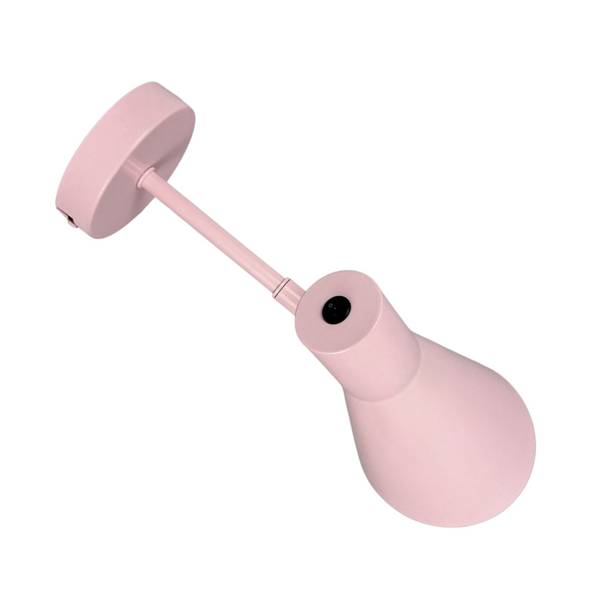 DL12 Lyserød læselampe Fra Dyberg Larsen - Den lyser&oslash;de finish giver rummet en hyggelig fornemmelse og spreder et godt, rettet lys.