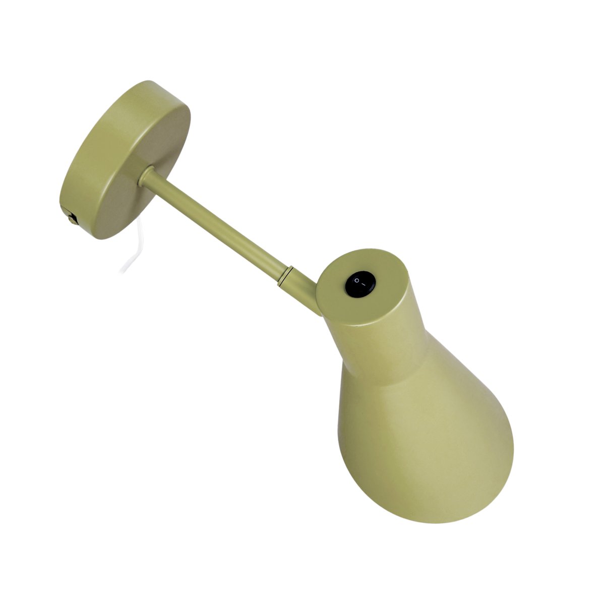 DL12 Grøn læselampe Fra Dyberg Larsen - Den dæmpede grønne finish giver rummet en hyggelig fornemmelse og spreder et godt, rettet lys.