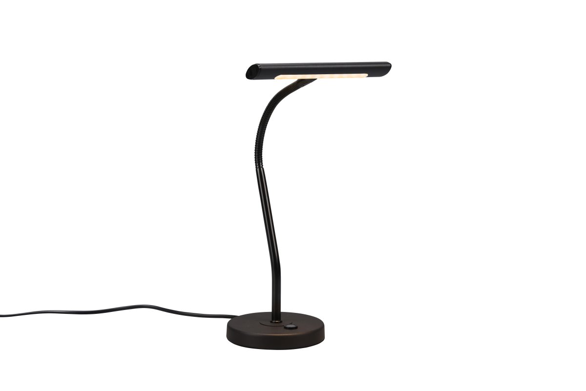 Curtis 42cm Sort skrivebordslampe Fra Trio Lighting - 