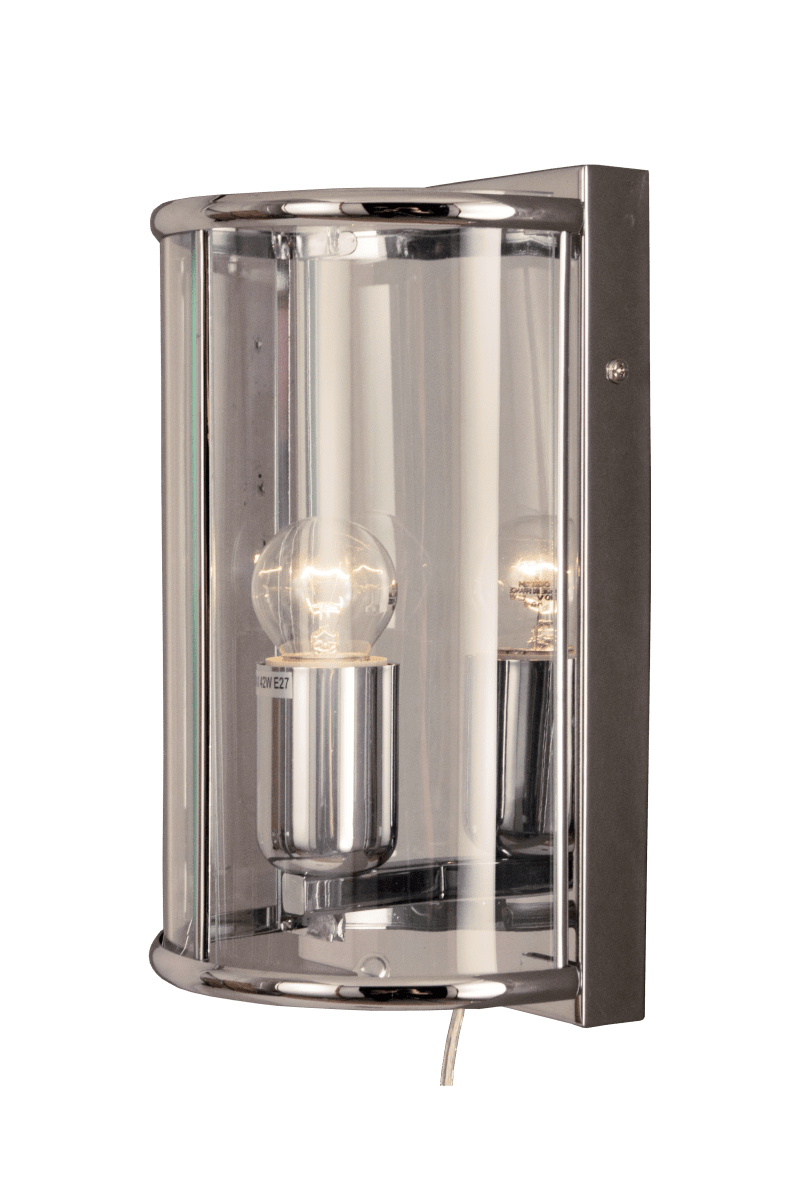 Budgie 25cm Chrom væglampe Fra Aneta Lighting - 