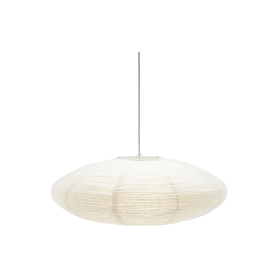 Yuni Skærm Ekskl. Ophæng Ø58 Hvid loftslampe Fra PR Home - Yuni er ellipseformet 58 cm i diameter og 23 cm høj.