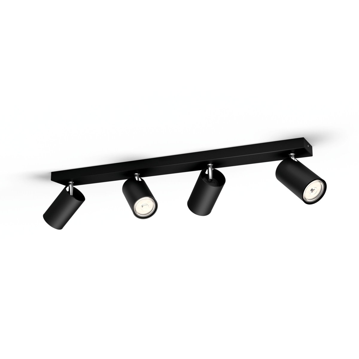Kosipo 4 Sort spotlight Fra Philips - Kosipo 4 er en moderne spotlight fra Philips myLiving Contemporary, der kombinerer stilfuldt design med funktionelt lys.