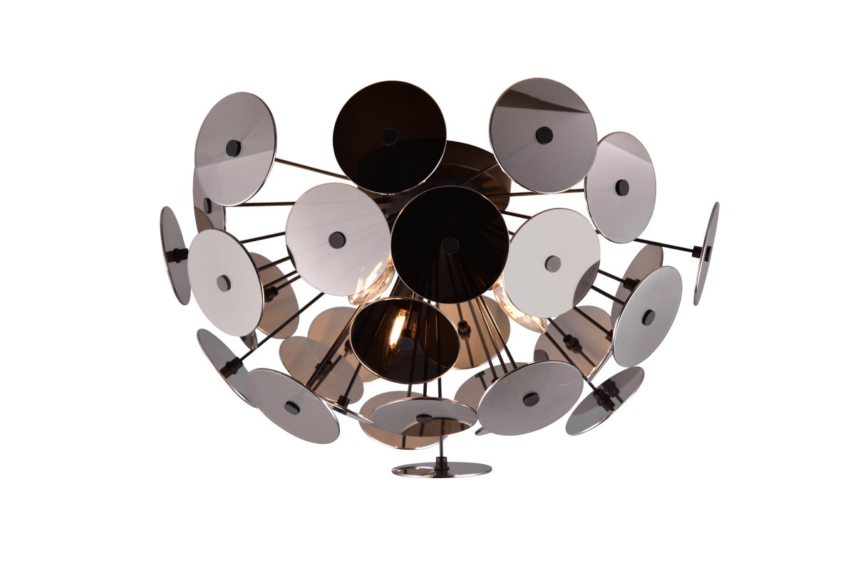 Discalgo Ø54 Sort plafond Fra Trio Lighting - Perfekt til en kreativ indretningsstil, denne lampe er et stilfuldt blikfang og en stemningsskifter i dit hjem.