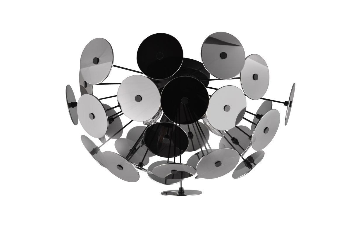 Discalgo Ø54 Sort plafond Fra Trio Lighting - Perfekt til en kreativ indretningsstil, denne lampe er et stilfuldt blikfang og en stemningsskifter i dit hjem.