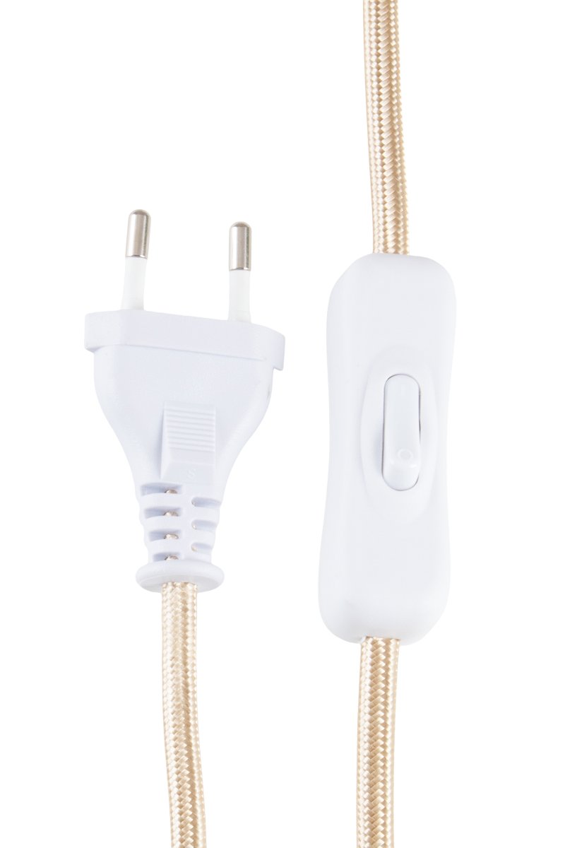 Iris 50cm Blå bordlampe Fra Globen Lighting - Iris er en smuk bordlampe lavet af farvet glas med bl&aelig;ste luftbobler med en matchende bomuldssk&aelig;rm og en t&oslash;r top, der g&aring;r tone-i-tone med lampefoden.