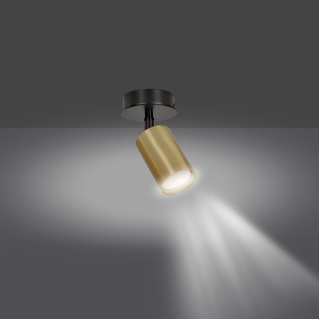 Zen Guld spotlight Fra Emibig Lighting - Lamperne udm&aelig;rker sig ved deres enkle design og elegante form, hvilket betyder, at de passer ind i de fleste milj&oslash;er.