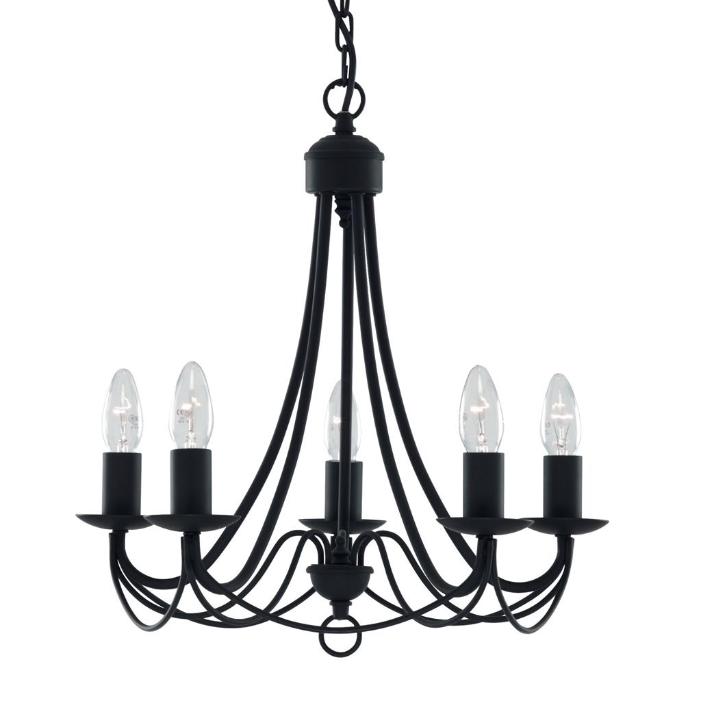 Maypole Ø46 Sort loftslampe Fra Searchlight - Maypole er en imponerende loftslampe, der kombinerer luksus og stil i et smukt design.