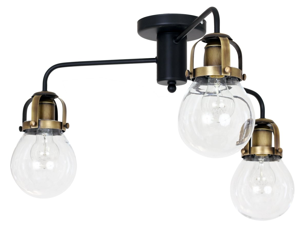 Paris Ø66 Sort plafond Fra Hallbergs - Paris er en stilfuld plafond med et rustikt design, lavet af metal i oxid og sort farve.