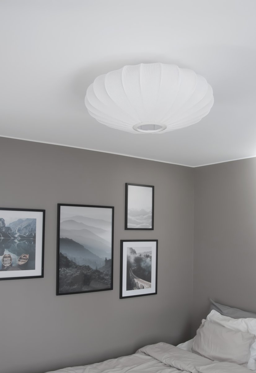 Mamsell Ø55 Hvid plafond Fra Aneta Lighting - Mamsæl et stilrent loft, der med sin bløde form passer godt ind i eksempelvis soveværelser.
