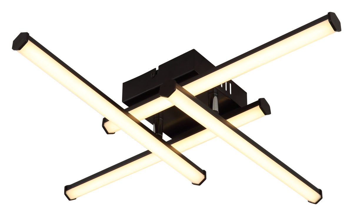 Kirina 50cm Sort plafond Fra Globo Lighting - Kirina adderar moderna stil till rummet med dess innovativa, kvadratiska design.