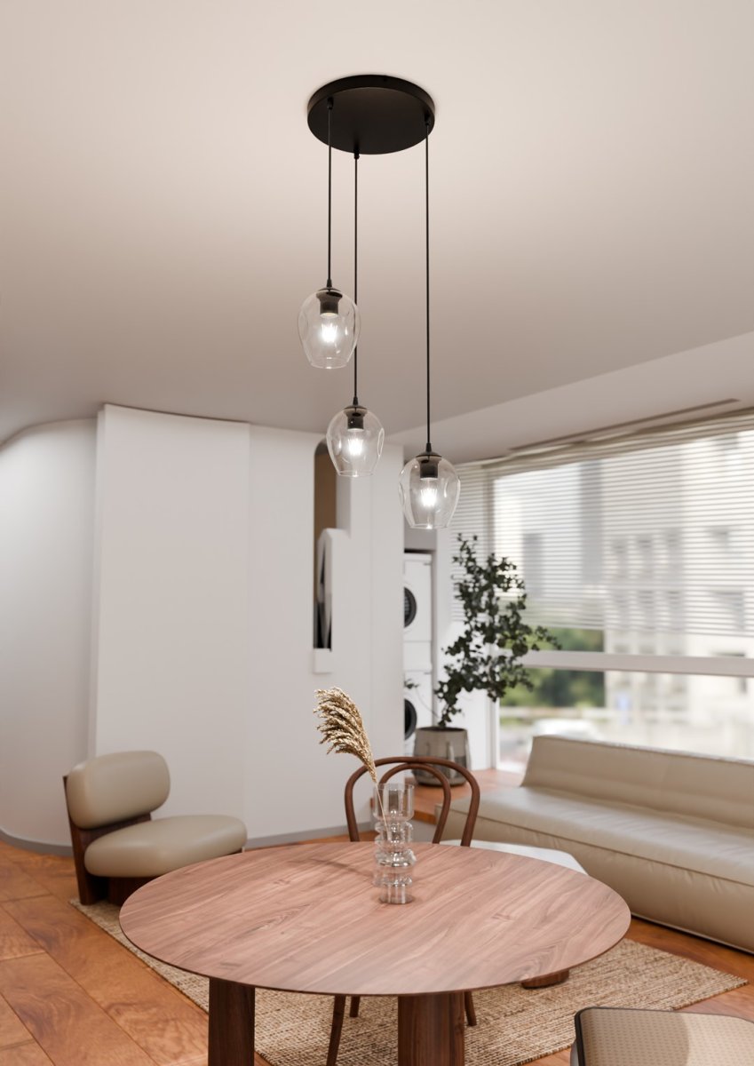 Istar Premium Ø40 Gennemsigtig loftslampe Fra Emibig Lighting - Istar er en alsidig og tidløs kollektion af loftslamper.