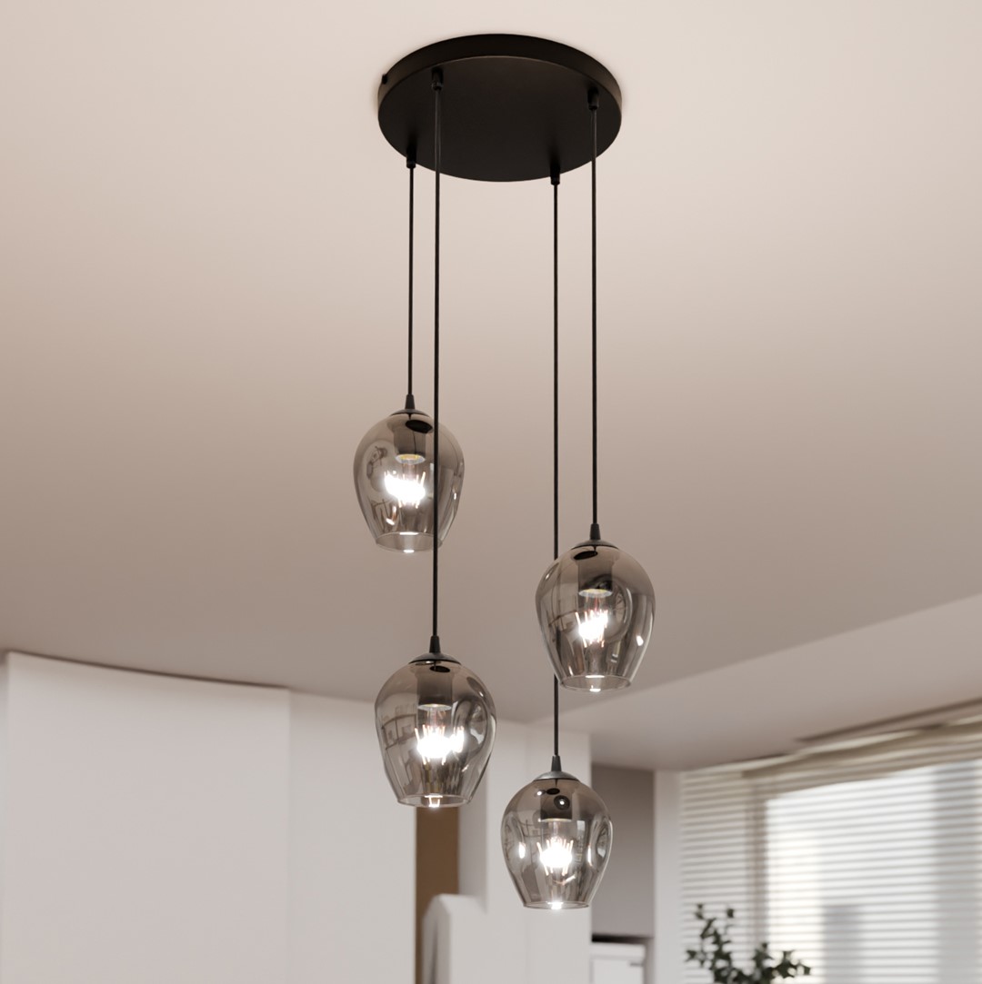 Istar Premium Ø40 Røgfarvet loftslampe Fra Emibig Lighting - Istar er en alsidig og tidløs kollektion af loftslamper.