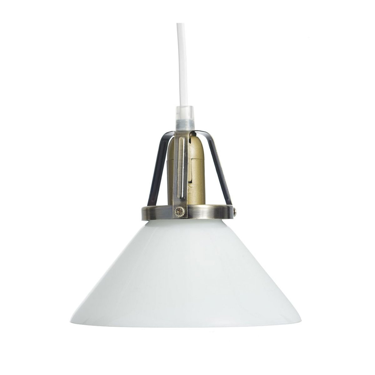 Skomagerlampe Ø15 Hvid vindueslampe Fra Oriva - Denne klassiske skomagerlampe er en moderne vindueslampe, der kombinerer glas og metal i et elegant design.