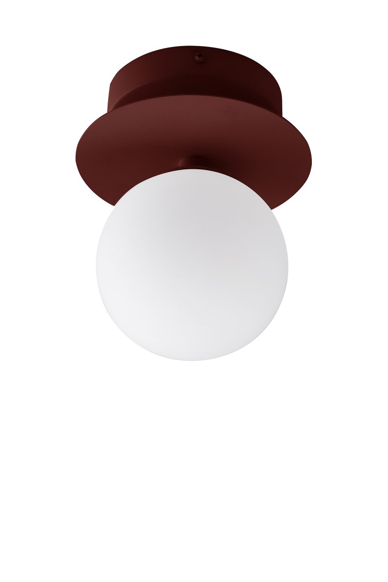 Art Deco Ø16 Bourgogne badeværelseslampe Fra Globen Lighting - Takket v&aelig;re IP44-klassificeringen er lampen ogs&aring; velegnet til badev&aelig;relset og kan monteres b&aring;de p&aring; v&aelig;ggen og i loftet som loftslampe.