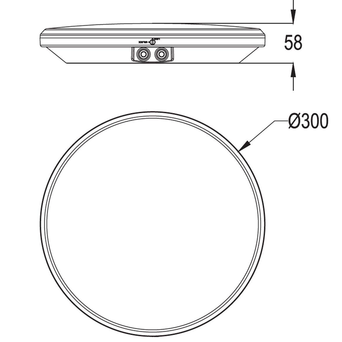 Canopy Ø30 Hvid Fra Designlight - Med fleksible effektmuligheder p&aring; 10W og 18W (1000 og 1800 lumen) kan Canopy tilpasses forskellige belysningsbehov og -milj&oslash;er, hvilket g&oslash;r den perfekt til alt fra boliger til sm&aring; erhvervslokaler.