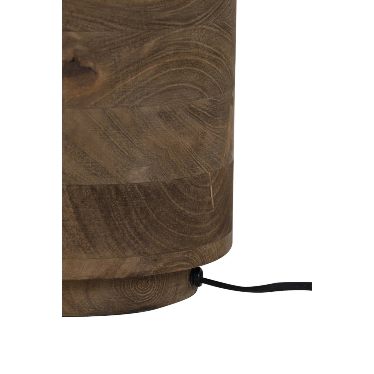 Racco 43cm Træ lampefod Fra Light & Living - Denne lampefod er lavet af smukt mørkt træ med en naturlig finish og skaber en varm og jordnær følelse i dit hjem.