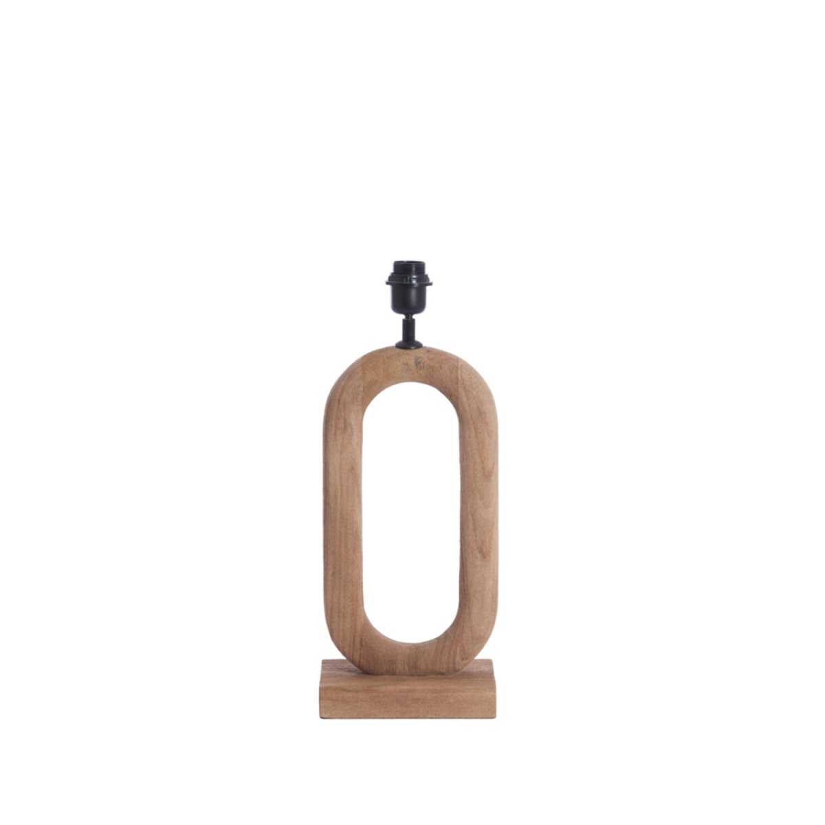 Paceco 44cm Træ lampefod Fra Light & Living - 