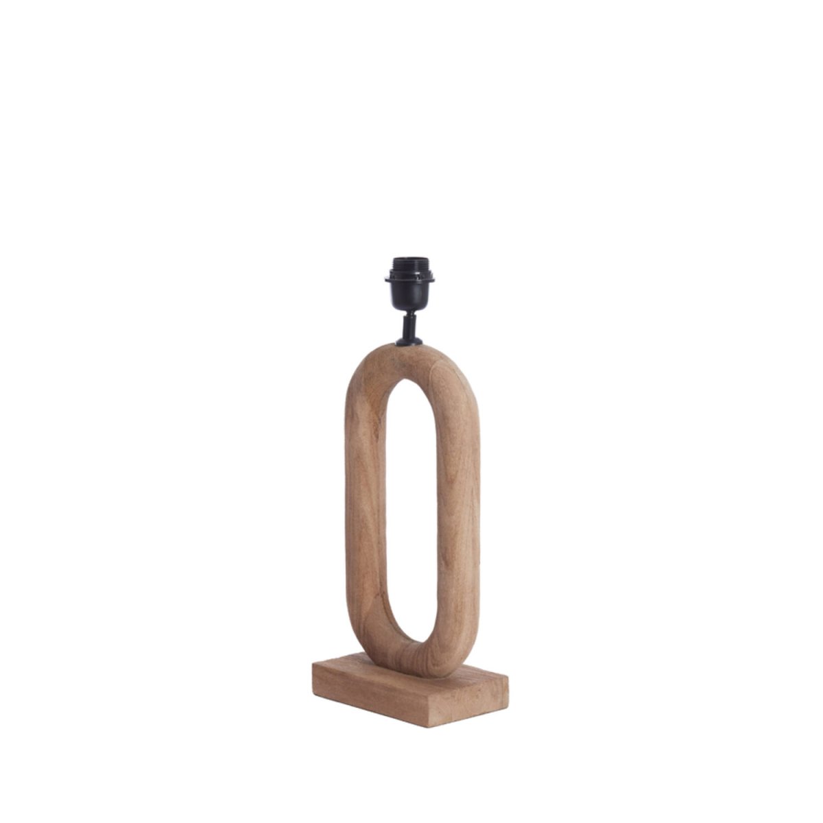 Paceco 44cm Træ lampefod Fra Light & Living - 