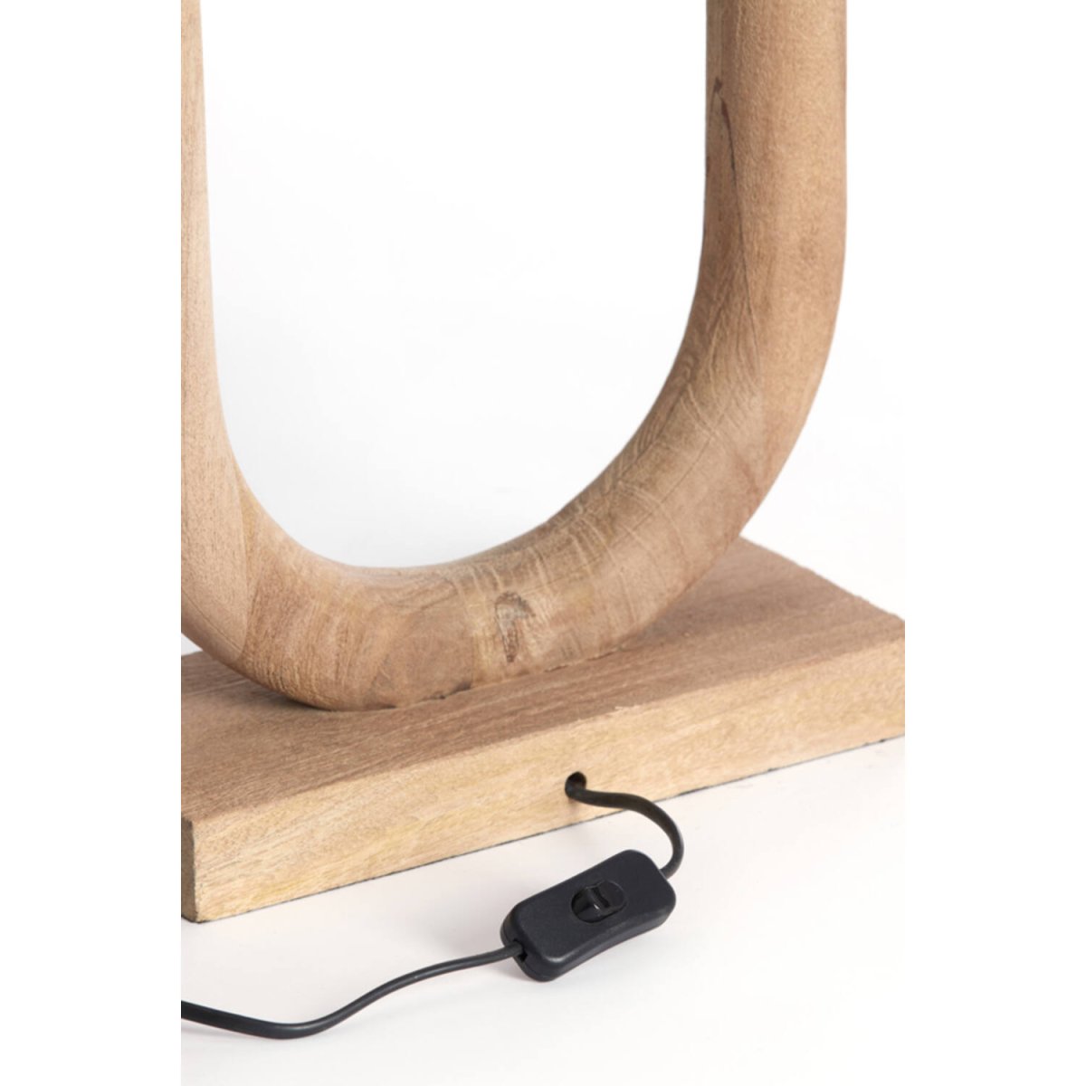 Paceco 44cm Træ lampefod Fra Light & Living - 