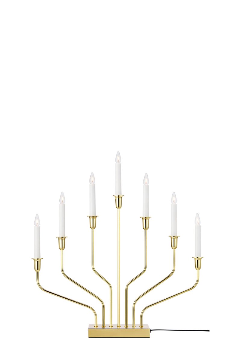 Brosa XL Messing Fra Markslöjd - Placer den i vinduet eller p&aring; sk&aelig;nken i stuen og skab en dejlig julestemning.