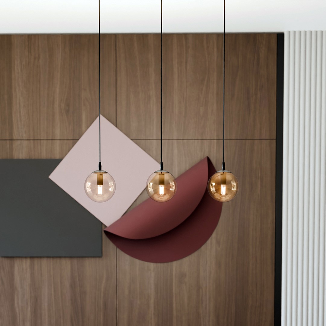 Cosmo 70cm Rav loftslampe Fra Emibig Lighting - Cosmo er en alsidig og moderne kollektion af loftslamper.