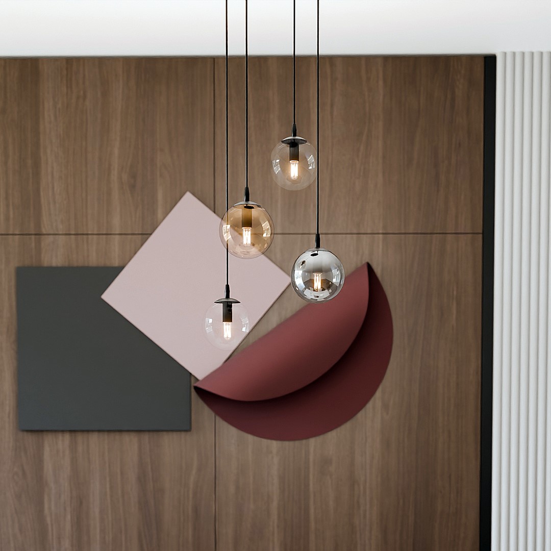 Cosmo Premium Ø40 Flerfarvet loftslampe Fra Emibig Lighting - Cosmo er en alsidig og moderne kollektion af loftslamper.