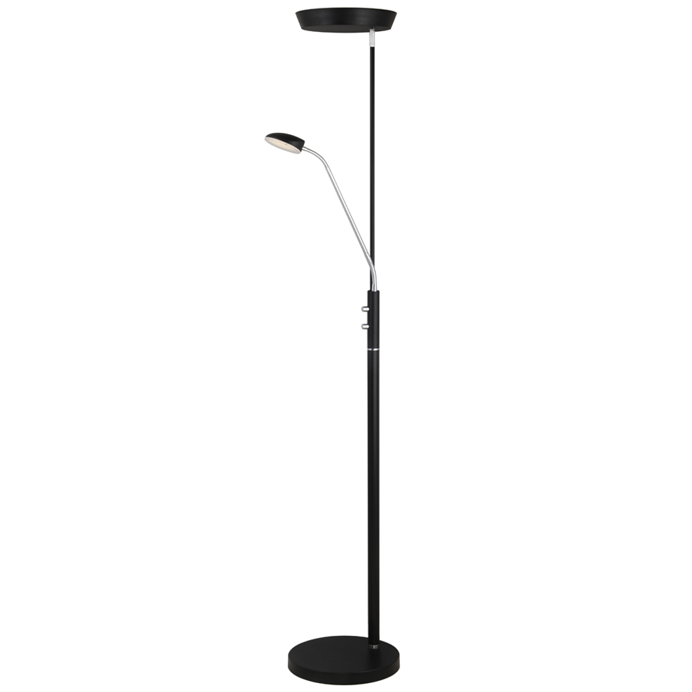 Vegas Sort gulvlampe Fra Halo Design - Vegas er det perfekte valg for dem, der leder efter en praktisk og elegant løsning til både atmosfære og opløsning.