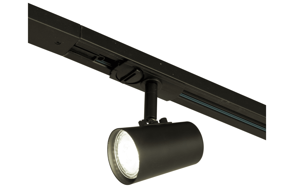 Cone spot Sort Fra Aneta Lighting - Uanset om det skal v&aelig;re et traditionelt spothoved med GU10 fatning til enhver lyskilde eller spothoveder med integrerede d&aelig;mpbare LED lyskilder.