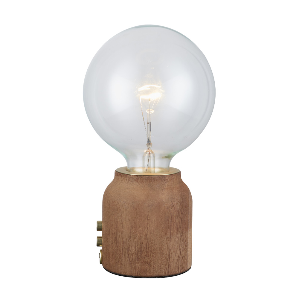 Base One 10cm Træ bordlampe Fra Halo Design - 